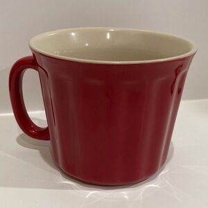 Large 18oz GoodCook Soup Red Ceramic Mug Stonewear
